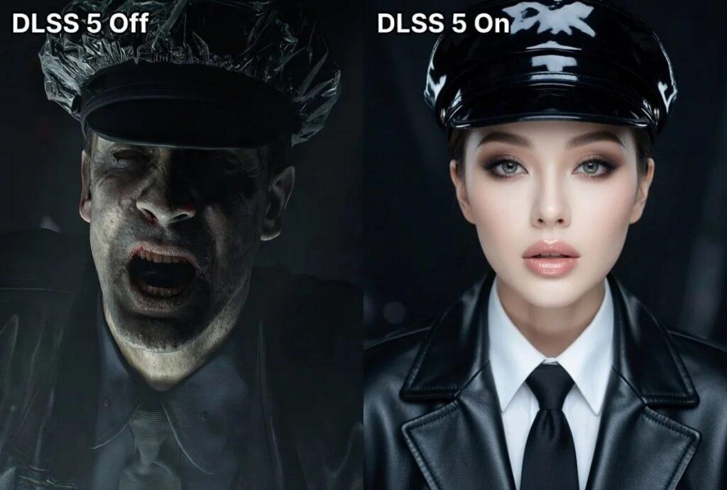 Мем про DLSS 5 ИИ: нейросеть NVIDIA, которая генерирует идеальное освещение и текстуры в играх — DLSS 5 в RE Requiem