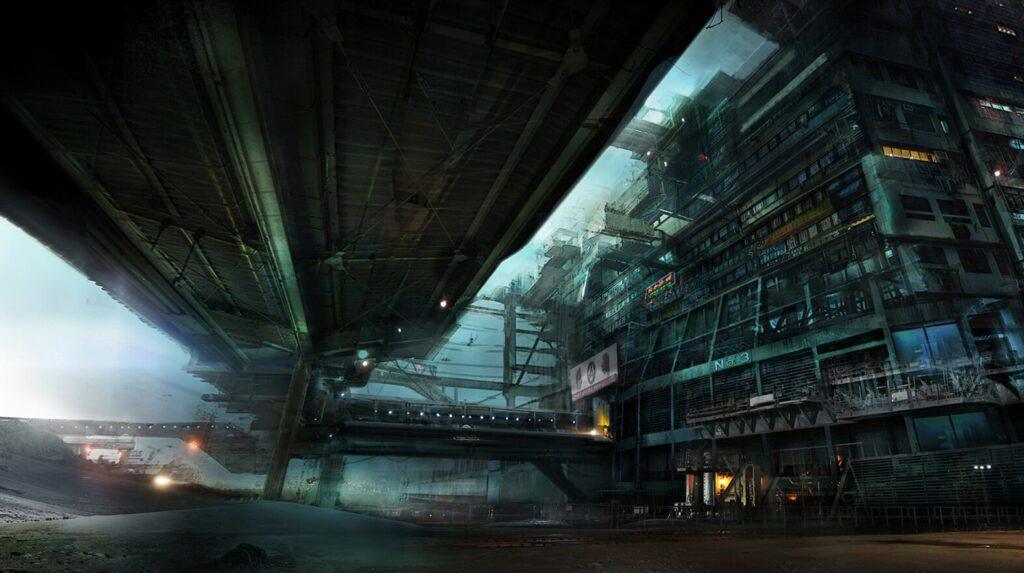 Dead Space 2 концепт-арт окружения — Джозеф Кросс