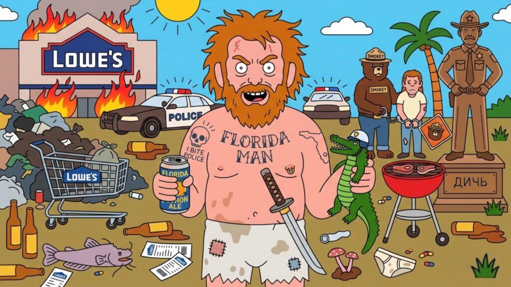 Самые смешные и удивительные новости про мужчину из Флориды
