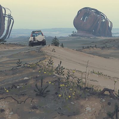 Роботы, щемящая ностальгия и липкий техно-мрак: арт Саймона Столенхага