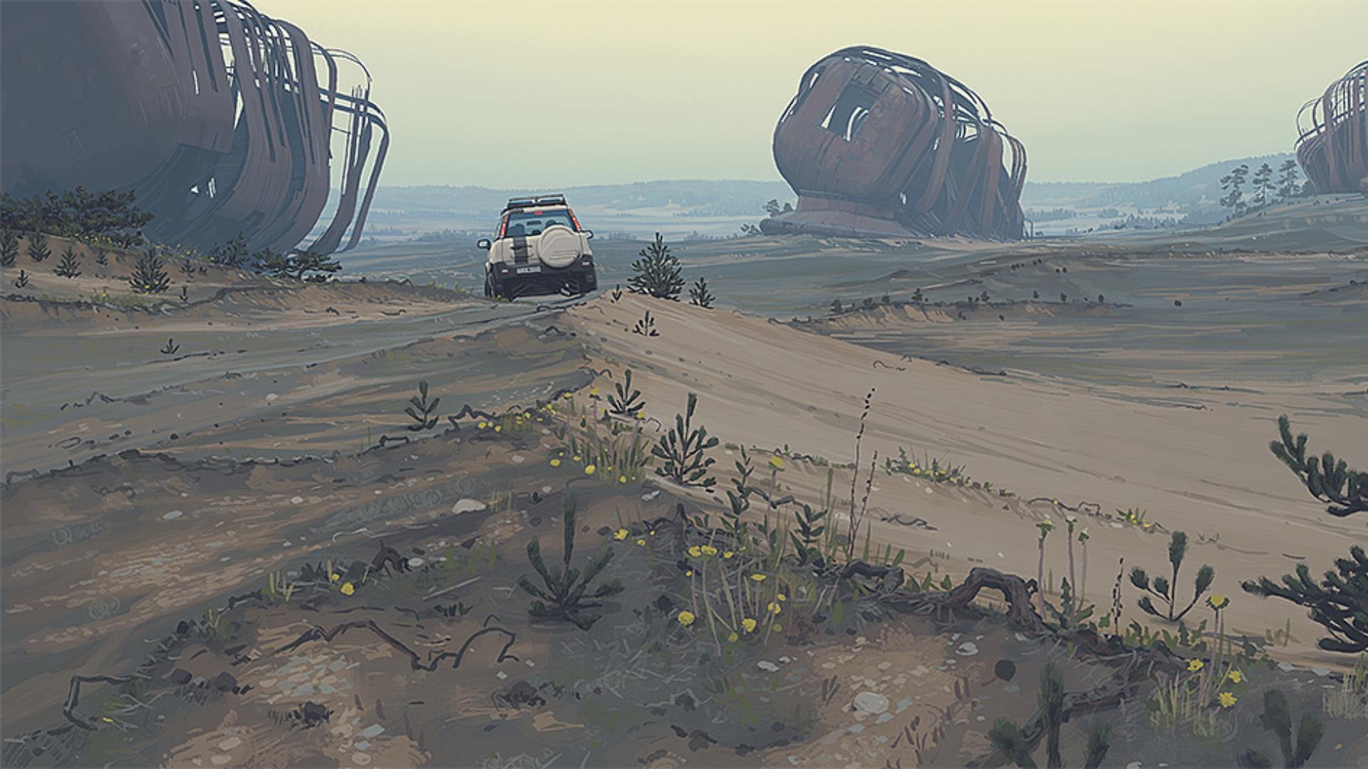 Источник и права: https://www.simonstalenhag.se/