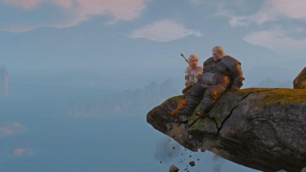 Геральт из Ривии из The Witcher 3 сильно набрал вес — белый волк с огромным животом и кружкой пива