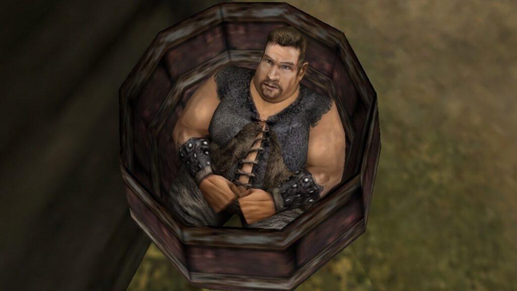 Безымянный герой из Gothic поправился — классический толстый воин в старых доспехах из культовой RPG