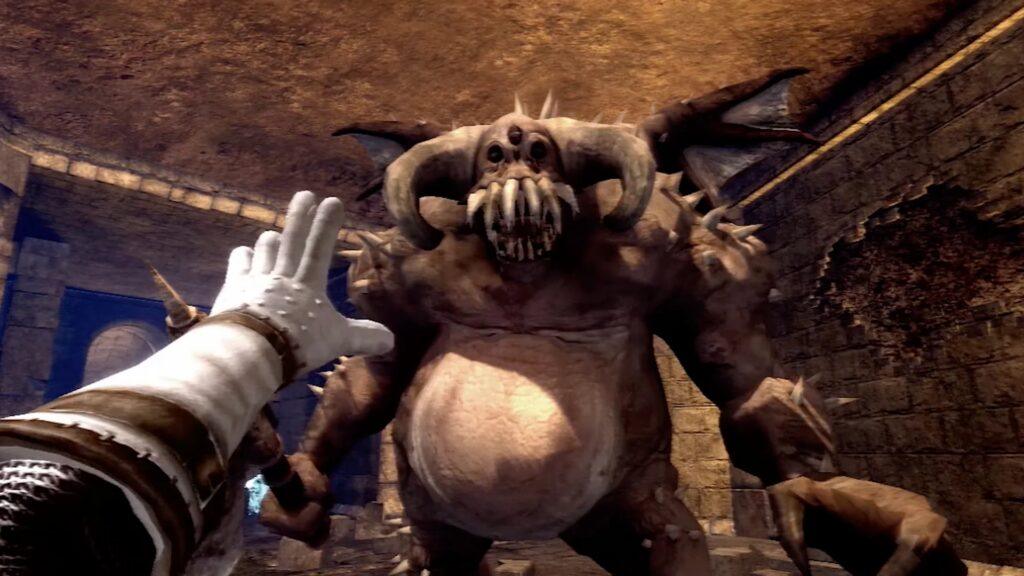 Ранний прототип Demon's Souls с камерой от первого лица — кадр из видео, которое датамайнер Лэнс Макдональд достал в 2025 году.